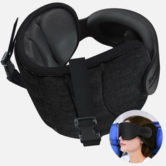 Almohada De Viaje Con Soporte De 360 Grados Y Mascara Para Dormir Lujo