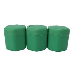 3pcs Magnetic Toiletry Containers Minimalist Aesthetic Portable Storage
