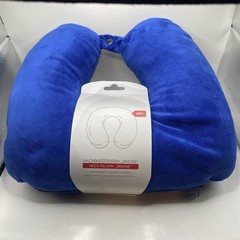 Memory Foam U Shaped Travel Sleep Pillow Neck Support Head Back Cushion Blue
