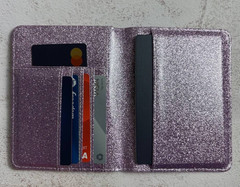Glitter Passport Cover. Sparkle Passport Holder For Women. Color : Purple
