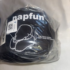 NapFun Soft Memory Foam Medium Support Travel Neck Pillow AR8 Light Grey