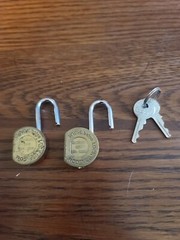 Baton Luggage Lock Set Traveller Solid Brass Mini-size Bag Protection