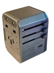 Epicka Universal Travel Adapter With 4 Usb Ports Worldwide Compatibility 6 In 1