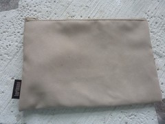 Hartmann Zippered Toiletry Bag – Plastic Lined Nylon Accessory Pouch Vintage
