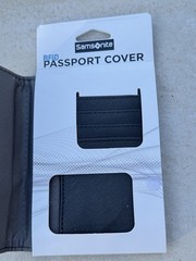 Samsonite RFID Passport Cover – Black BRAND NEW