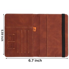 Travel Wallet Case Cover RFID Blocking ID Cards AU Passport Leather Card Holder