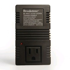 🔌 Original Brookstone 85 Watt Step Down Transformer from 220/240V to-110/120V