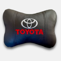 Premium Car Headrest Pillow Toyota Handmade Embroidery Neck Support Cushion