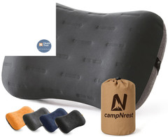 Inflatable Camping Pillow – Ultralight Compact Air 1 Count (Pack of 1), Grey