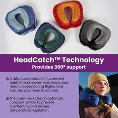 Cabeau Best Neck Pillow with memory foam Evolution Earth Travel NWT