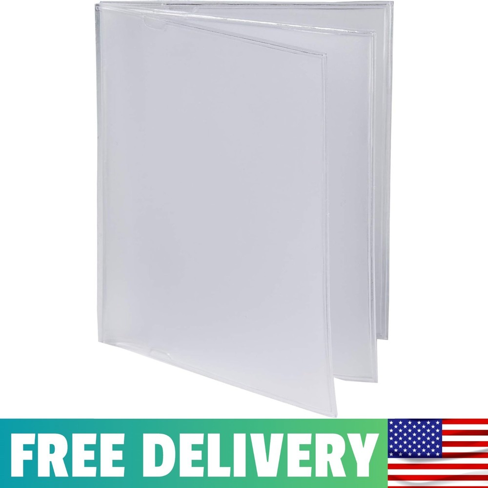 Plastic Photo Sleeve Insert For Tri-Fold Slim Wallet, Clear