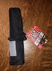 Tech N Roll Black Tech Organizer Travel Case #41672 NWT