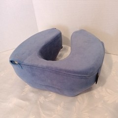 Cabeau Evolution Memory Foam Travel Pillow Neck Support Blue w/Drawstring NO BAG