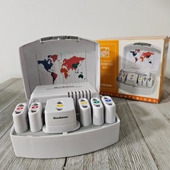 Brookstone Dual Wattage Converter Kit with Original Box International Travel Pow