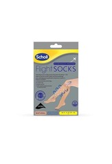 Scholl Flight Socks Men Women Compression Circulation Travel Natural Size 6-8