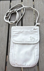Travelon Rfid Blocking Undergarment Neck Pouch 5.5”W x 8”H x 0.125”D, Gray