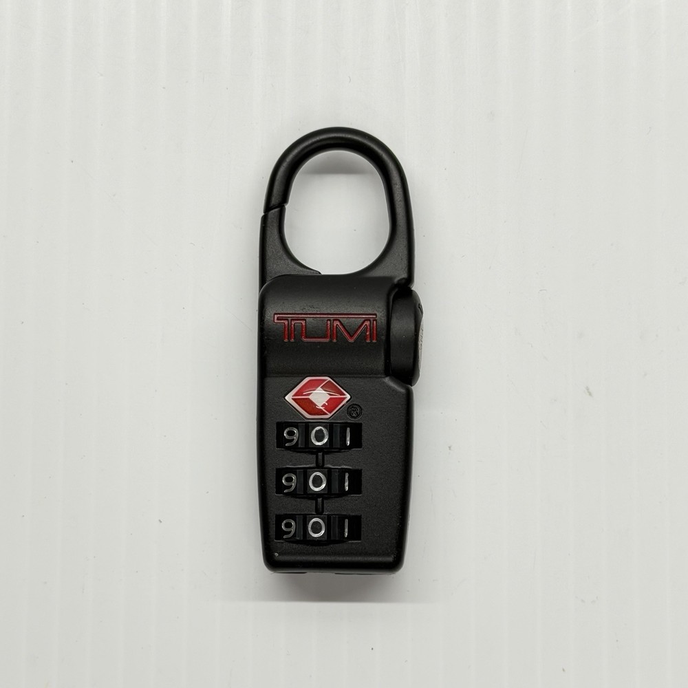 NEW TUMI ALPHA Metal TSA Luggage Combination Clip Lock in Black – TSA Compliant