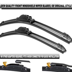 Front Windshield Wiper Blade Set for Audi A4, Chevrolet Venture, Dodge Ram 1500