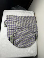Vera Bradley Purple Punch Ditty Bag For Gym pool beach tote cosmetic case NWT