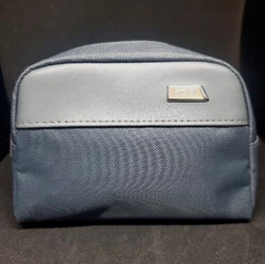 TUMI for Delta Small Zip Soft Travel Toiletry Bag Accessories Included 7x5x 2
