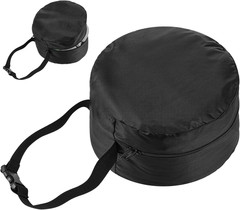 Travel Neck Pillow Storage Bag Compression Carrying Case with Luggage Clasp Blac