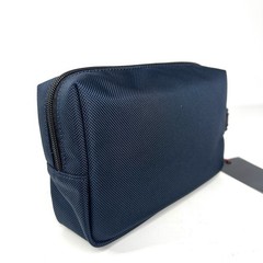 TUMI Travel Kit Medium Accessory Pouch Navy Blue with Black Trim