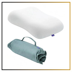 Memory Foam Travel Neck Pillow Deep Sleep for Side Back Sleepers