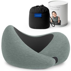 Almohada De Viaje Con Diseno Ergonomico Y Funda De Modal Lavable De Lujo