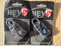NEW HEYS COMBINATION PADLOCK 2 Packs, SET IT YOURSELF 2.25″X1″