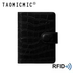 Magnet Buckle Leather Passport Holder Travel Kit Case Cover Wallet Organizer US