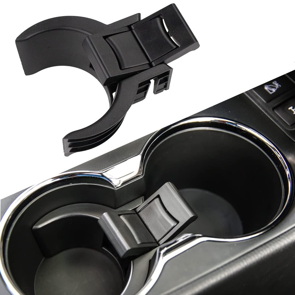 RLB-HILON Cup Holder Insert Divider Compatible with Toyota Style A, black