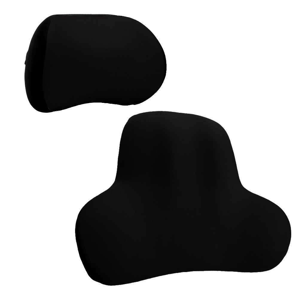 Car Neck Cushion Memory Foam Lumbar Back Support Universal Car Headrest Pillow