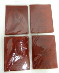 (4) Leather Passport Vaccine Card Passport Holder Travel Wallet Blocking Cover