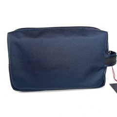 TUMI Travel Kit Medium Accessory Pouch Navy Blue with Black Trim