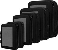 4 Set/6 Set/8 Set Compression Packing Cubes Travel Accessories