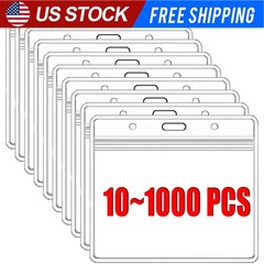 1000x Medicare Holder Protector Sleeves Clear PVC For Credit Card Business Card