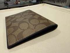 NWT COACH Passport Case In Signature Canvas Brown & Black 🤎🖤 Perfect Gift