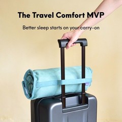 Compact Memory Foam Travel Pillow – Deep Sleep Neck Support for Hotels, Camping,