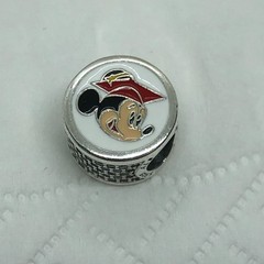 2026 Graduation Mickey Charm, Enamel Bead