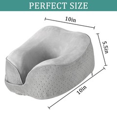 Travel Pillow Breathable Airplane Neck Pillow Memory Foam Neck Pillow for Sle…