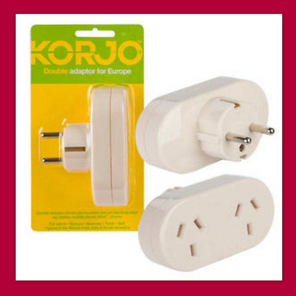 Travel Adapter Power Socket to Plug Australia AU To Europe Bali Tahiti Noumea