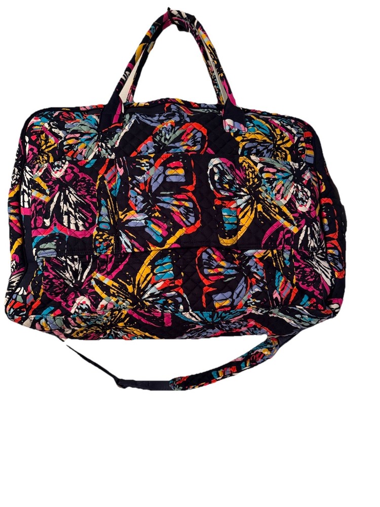 Vera Bradley Butterfly Flutter Weekender Large Travel Bag