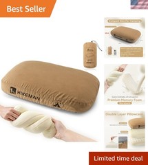 Camping Memory Foam Pillow – Ultralight Travel Pillow,Backpacking Pillow with…