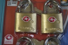 Brinks Solid Brass Locks (4) with Keys TSA Accepted Manufactured Sealed
