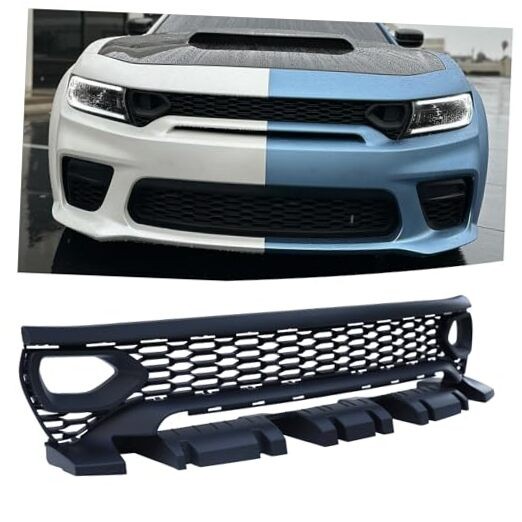 Front Bumper Grille For 2020-2024 Dodge Charger SRT Scat Pack Widebody Models,