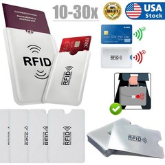 10-30pcs RFID Blocking Sleeves Set Credit Card Protector Holders RFID Blocking