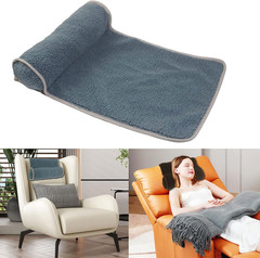 Neck Pillow for Recliner Adjustable Wool Neck Roll, Non-Slip Headrest Sofa