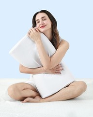 Luxury Cooling Memory Foam Bed Pillow – 4 Heights for Personalized Sleep Support
