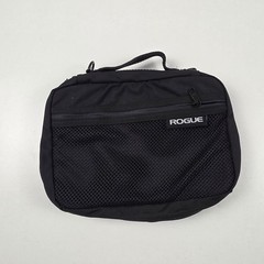 Rogue Travel Accessory Pouch Black Mesh Zip Organizer Bag Made In USA Case