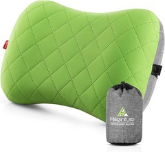 Hikenture Camping Pillow with Removable Cover – 1 Count (Pack of 1), Green